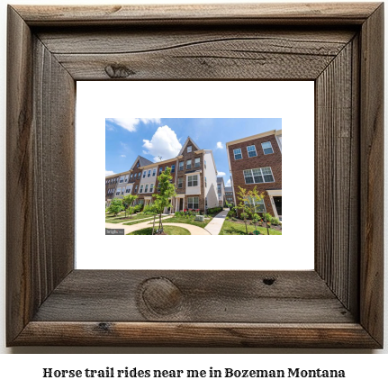 horse trail rides near me in Bozeman, Montana